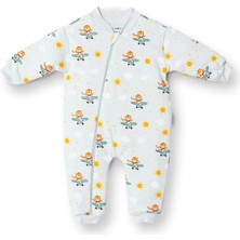 Little Plane Baby Boy Sleep Sack Animal Print Zippered Crew Neck Long Sleeve Footless