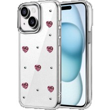 Trend Kapında Apple iPhone 15 Fiyonk Desenli Kapak - Desen 3