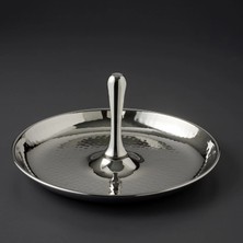 Jumbo Quenny Macaron Serving Stand - Silver