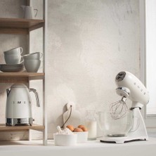 Smeg Full White Glass Bowl Stand Mixer SMF13W - White