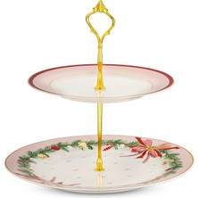 Jumbo Magic Two-Tier Serving Stand - Multicolor