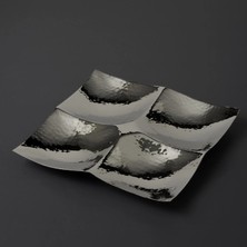 Jumbo Quenny Square Serving Dish - Silver