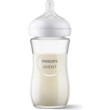 Philips Avent Natural Response Glass Bottle 240ML 3-6 Months
