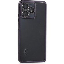 Trend Kapında Realme C53 Kılıf Razer Lensli Silikon - Mor