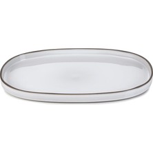 Revol Caractere White Oval Plate 35X21 cm - White