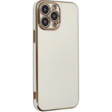 Efnaz Style Apple iPhone 14 Pro Max Kılıf Volet Silikon - Beyaz