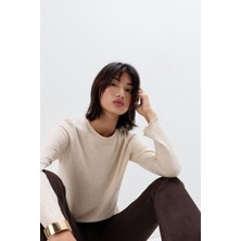 Intimissimi Luxury Softness Cashmere Blend Long Sleeve Modal Top