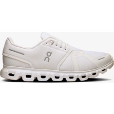 On Cloud 6 Unisex White Sneakers