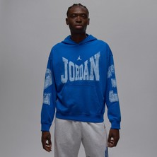 Jordan Brooklyn College Men's Blue Hoodie