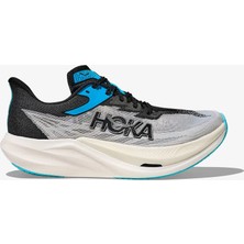Hoka Rocket x 3 Unisex White Road Running Shoes