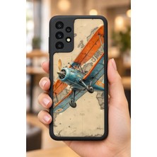 BG AKSESUAR Samsung Galaxy A23 Uyumlu Biplan Desenli Kamera Korumalı Darbelere Dayanıklı Kılıf