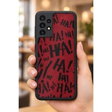 BG AKSESUAR Samsung Galaxy A23 Uyumlu Kahkaha Desenli Kamera Korumalı Darbelere Dayanıklı Kılıf