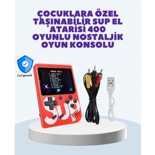 Efnaz Style Şarjlı Taşınabilir El Oyun Konsolu 400 Oyun