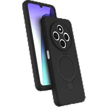 Trend Kapında Xiaomi Redmi 14C Regal Magsafe Standlı Kapak - Siyah