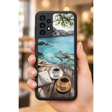 BG AKSESUAR Samsung Galaxy A23 Uyumlu Kıyı Desenli Kamera Korumalı Darbelere Dayanıklı Kılıf