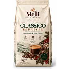 MELLI COFFEE CLASSICO 1000 G –( ORTA KAVRUM PREMIUM Espresso Çekirdek kahve)