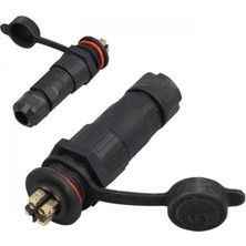 Efnaz Style IC-266M 16MM Su Geçirmez Konnektor Şase Seyyar Takım 4 Pin