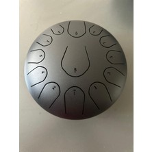 13 Notalı Siyah Handpan  Paslanmaz Çelikten  2 Yıl Garantili