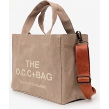 Old Cotton Cargo S New Tote Bag Mumlu Kanvas Kadın Omuz Çantası – Ayarlanabilir Askılı Geniş Hacimli Günlük El ve Kol Çantası