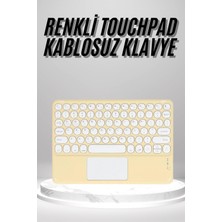 Efnaz Style Touchpad Uyumlu Bluetooth Klavye Slim Kablosuz Wifi Q Klavye