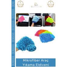 Denguva #eldiven Yumuşak Püsküllü Boya Koruma Mükemmel Emiş Gücü Temizlik Mikrofiber Araç Yıkama Eldiveni