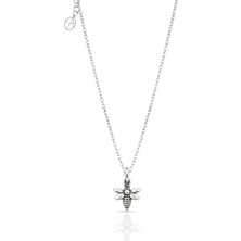 Oya Silver Minik Gümüş Arı Kolye 1.5x1 cm [OYOT434]
