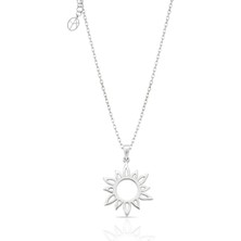 Oya Silver Güneş Çiçeği Gümüş Kolye 2.7x1.9 cm [OYOT442]