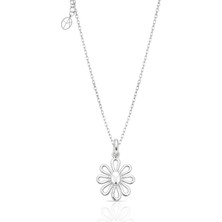 Oya Silver Şans Çiçeği Gümüş Kolye 2.4x1.3cm [OYOT425]