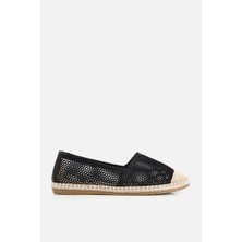 Yaya By Hotiç Kadın Siyah Simli Fileli Espadril