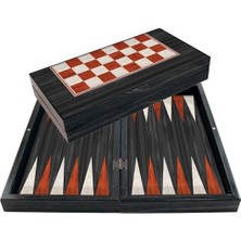 Star Antique Elm Backgammon Set