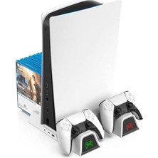Hepu TP5-1511 Ps5 Charging And Cooling Stand Dualsense Compatible Fast Charging Station