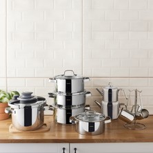 Emsan Asterion 17 Piece Steel Dowry Cookware Set