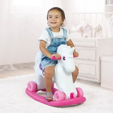 Dolu Toy Unicorn Rocking Horse With Wheels
