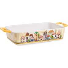 Egan Italy Paese Mio Baking Dish Yellow 34X19 cm