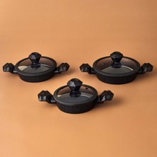 Karaca Biodiamond Antibacterial Handle Induction Base 6 Piece Egg Pan Set