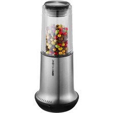 Gefu Adjustable Salt-Pepper Grinder Silver Medium Size