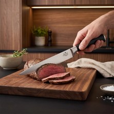 Jumbo New Utsuri German Steel Slicing Knife 20 cm