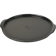 Emile Henry Pizza/baking Dish Round 40 cm Black