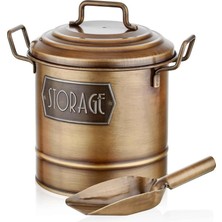 The Mia Legume Storage Bucket - Gold