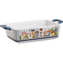 Egan Italy Paese Mio Blue Baking Dish 24.5 x 13 cm