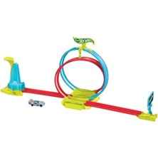 Hot Wheels Neon Races Double Loop Race Set HPC05