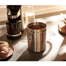 Tchibo Coffee Canister, Silver