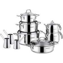 Korkmaz Perla Steel Dowry Set A1606-1