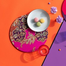 Baci Milano Vesti La Tavola Charger Plate Purple, 34 cm
