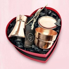 Coho Objet Coho Love Box Artisan Mini Turkish Coffee Pot & Water Enriching Cup Gift Set