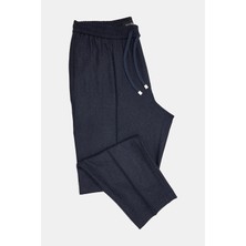 Jacob Cohen Navy Plain Flannel Trousers