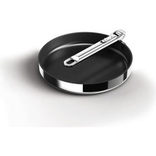 Joseph Joseph Space 3-Ply Stainless Steel Ceramic Coated 24 cm Frying Pan