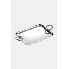 Christofle Chrıstofle Vertigo Tray With Handles
