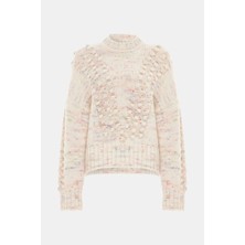Hayley Menzies Hayley Menzıes Cream Wool Knit Sweater