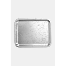 Christofle Chrıstofle Graffiti Silver-Plated Tray 36X28 cm